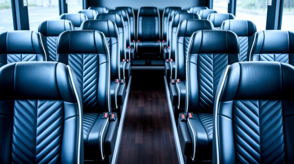 sioux city 18 passenger minibus inside