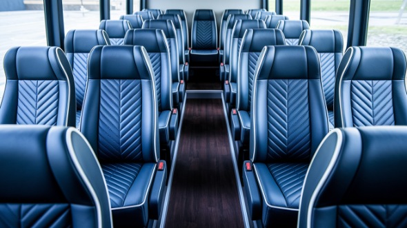 sioux city 20 passenger minibus inside