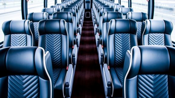 sioux city 50 passenger charter bus inside