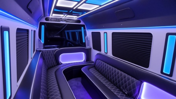 sprinter limo rental interior